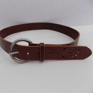 CANDIE’S Genuine Leather Belt Brown Large
